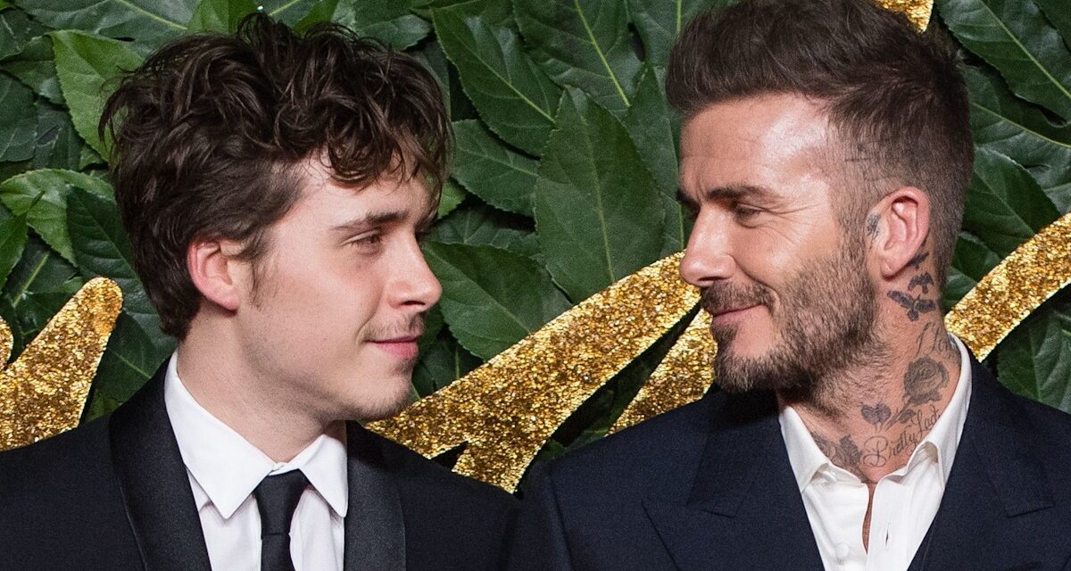 David Beckham commente la famille «très proche» – car Brooklyn n&rsquo;a pas encore suivi Instagram de sœur Harper