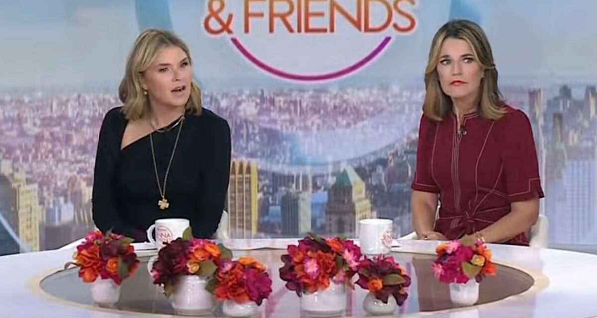 Regardez Jenna Bush Hager et Savannah Guthrie rester sans voix pendant le moment de co-animation AUJOURD&rsquo;HUI