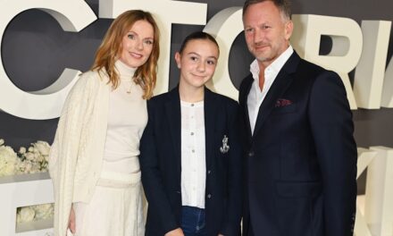 Geri Halliwell et Christian Horner ont fait front commun sur le tapis rouge