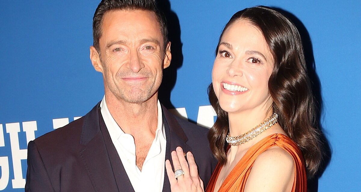 Dans la soirée de Hugh Jackman et Sutton Foster au gala de New York