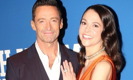 Dans la soirée de Hugh Jackman et Sutton Foster au gala de New York