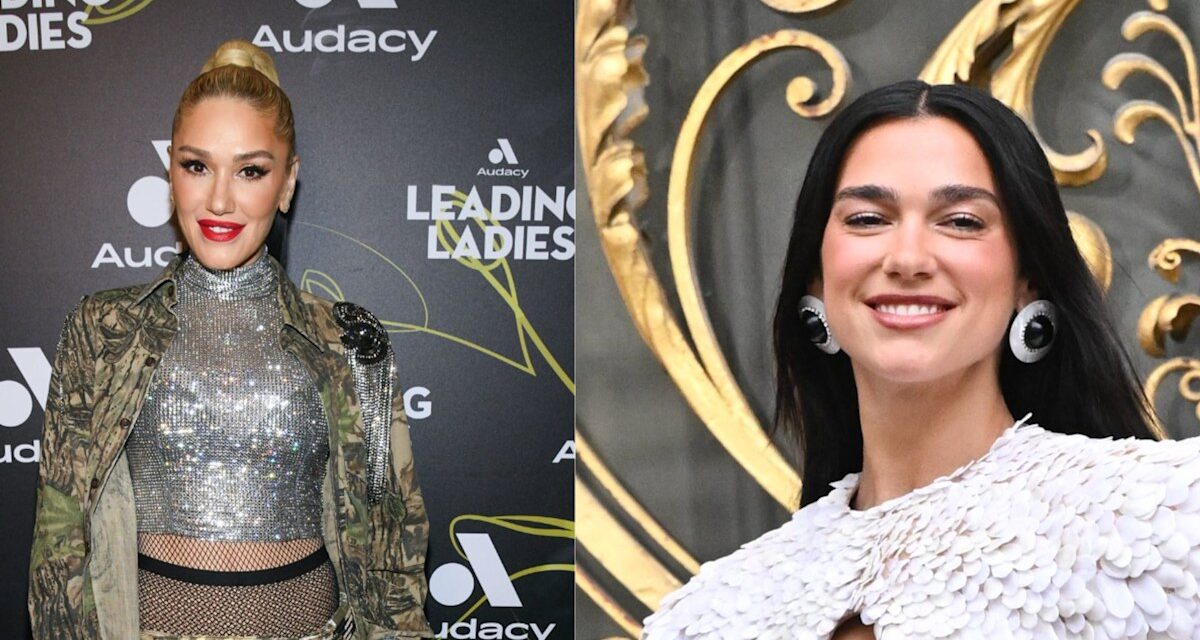 Gwen Stefani et Dua Lipa s&rsquo;affrontent en résille et cuissardes pour une performance commune