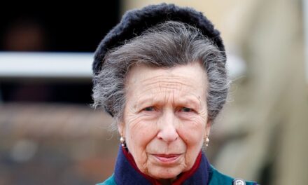 La princesse Anne est l&rsquo;icône de style inattendue de l&rsquo;automne en jupe crayon et en bottes hauteur genou en cuir.