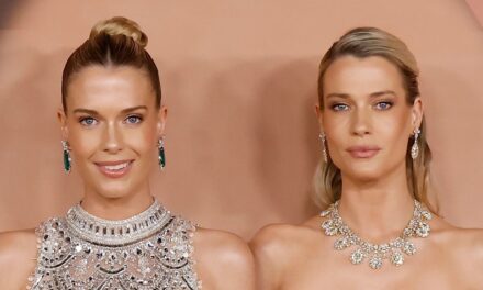 Lady Amelia et Lady Eliza Spencer font un « impact » dans des robes sirène aux épaules dénudées