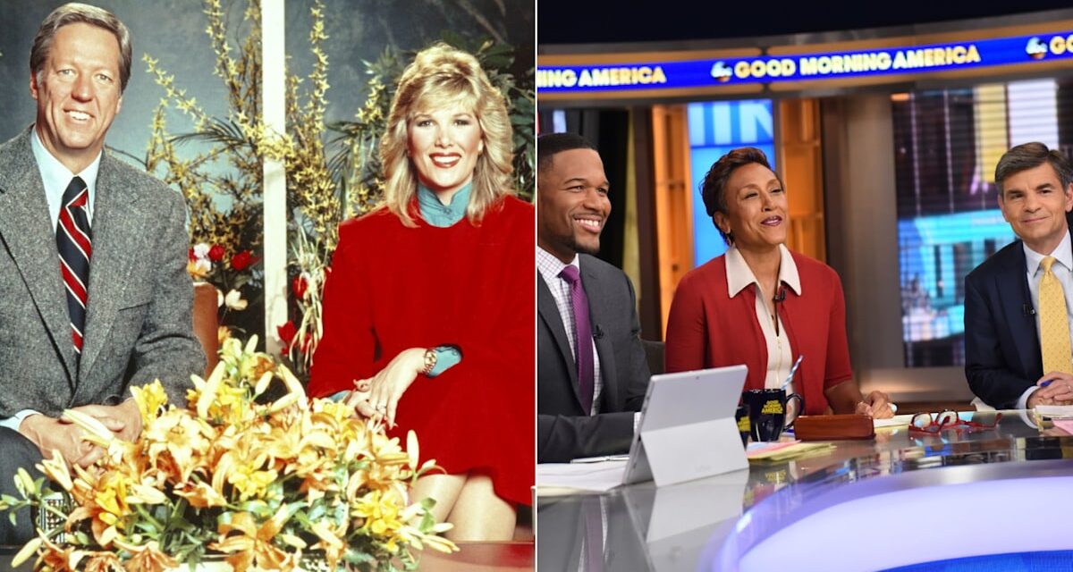 De David Hartman à Robin Roberts, découvrez les tout premiers animateurs de GMA des années 70 jusqu&rsquo;aux stars d&rsquo;aujourd&rsquo;hui alors que l&rsquo;émission fête ses 50 ans
