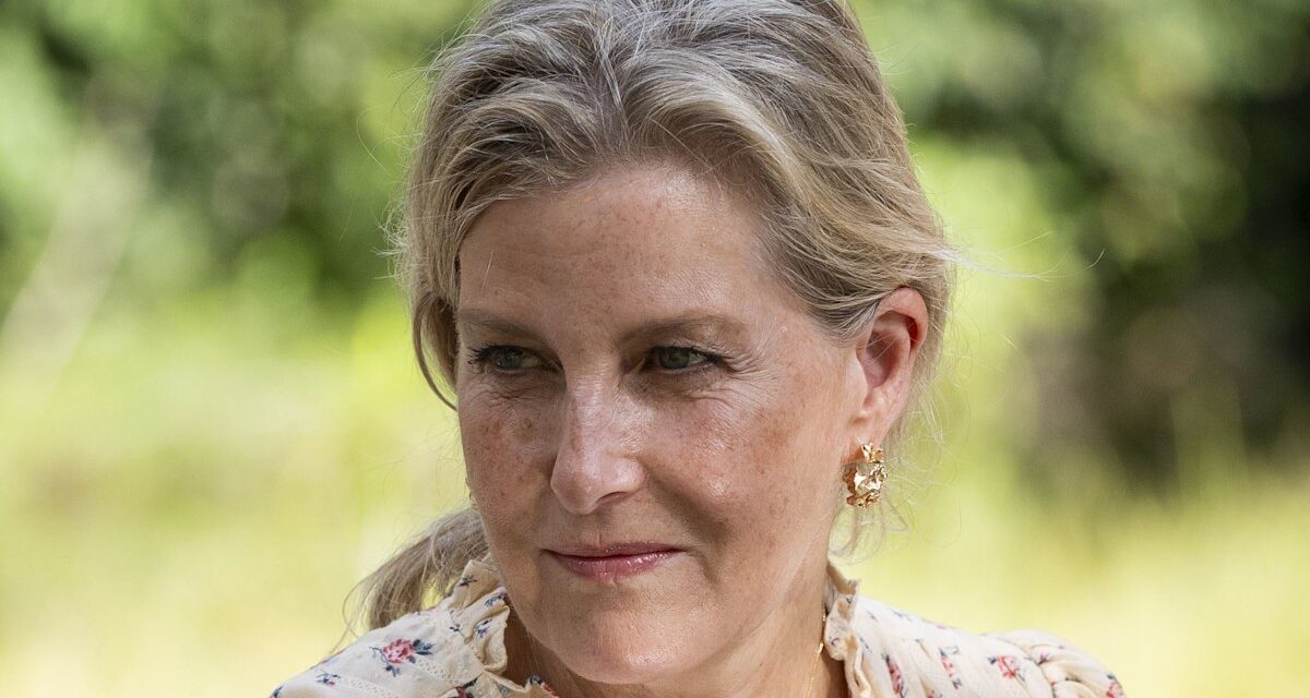 La duchesse Sophie illumine la pièce avec une robe vibrante à manches volantées et des lèvres roses Barbie