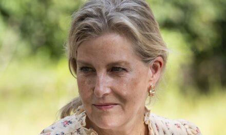 La duchesse Sophie illumine la pièce avec une robe vibrante à manches volantées et des lèvres roses Barbie