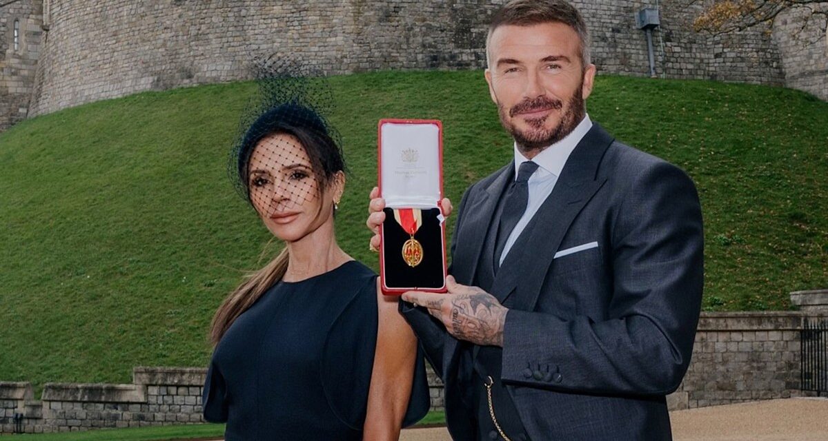 Victoria Beckham vient de remettre son chapeau de mariage avec Meghan Markle au château de Windsor