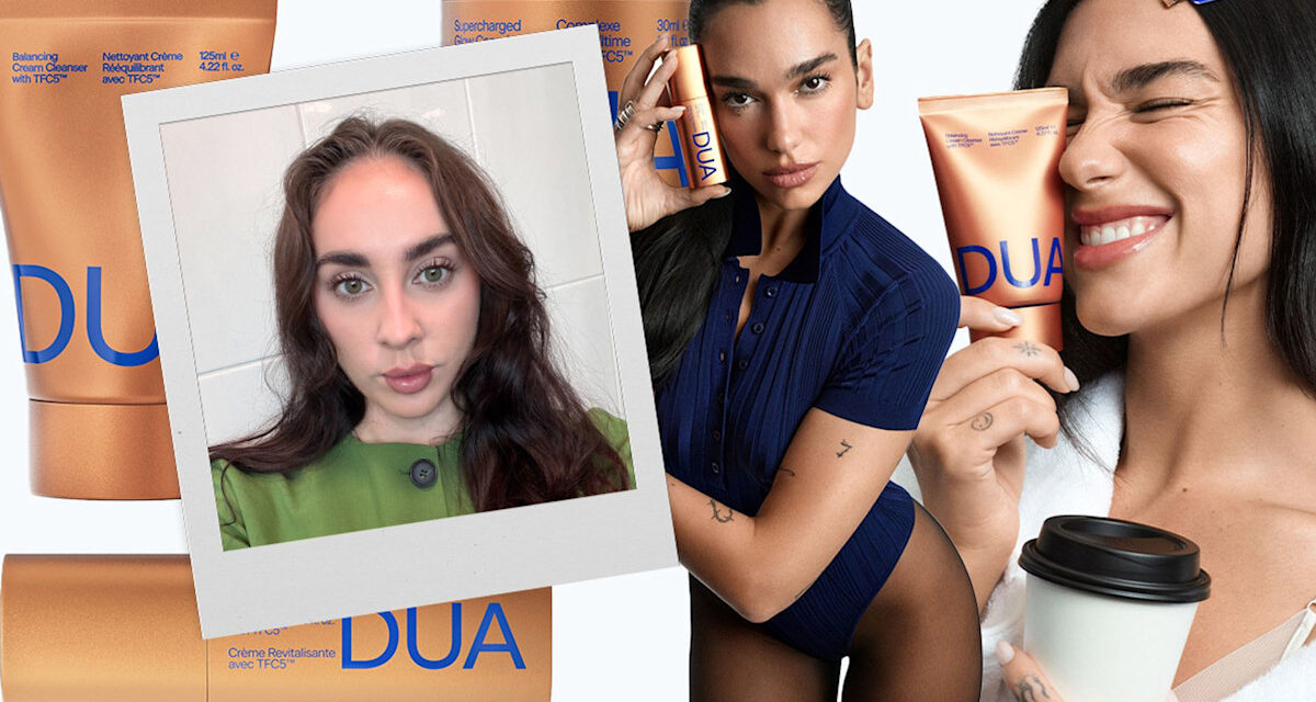 J&rsquo;ai utilisé la nouvelle ligne de soins de Dua Lipa pendant une semaine – comment elle a transformé mon visage