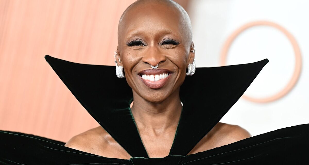 Cynthia Erivo porte un double denim avant Wicked: For Good, première à Londres