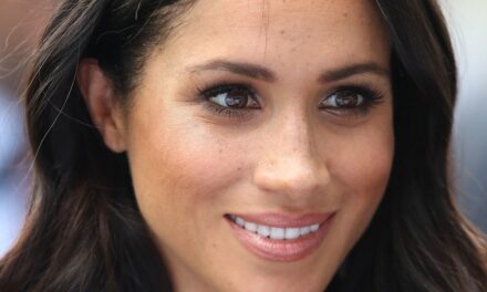 Les talons aiguilles Aquazzura en velours à 790 £ de Meghan Markle sont parmi les plus hauts que nous ayons vus porter