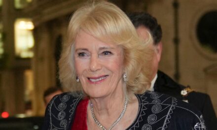 La reine Camilla vient de porter la robe en velours du roi Charles, âgée de 27 ans – et personne ne l&rsquo;a remarqué
