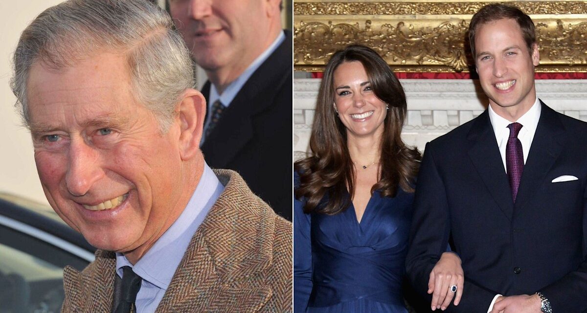 La plaisanterie effrontée en 5 mots du roi Charles sur les fiançailles du prince William et de Kate Middleton – regardez
