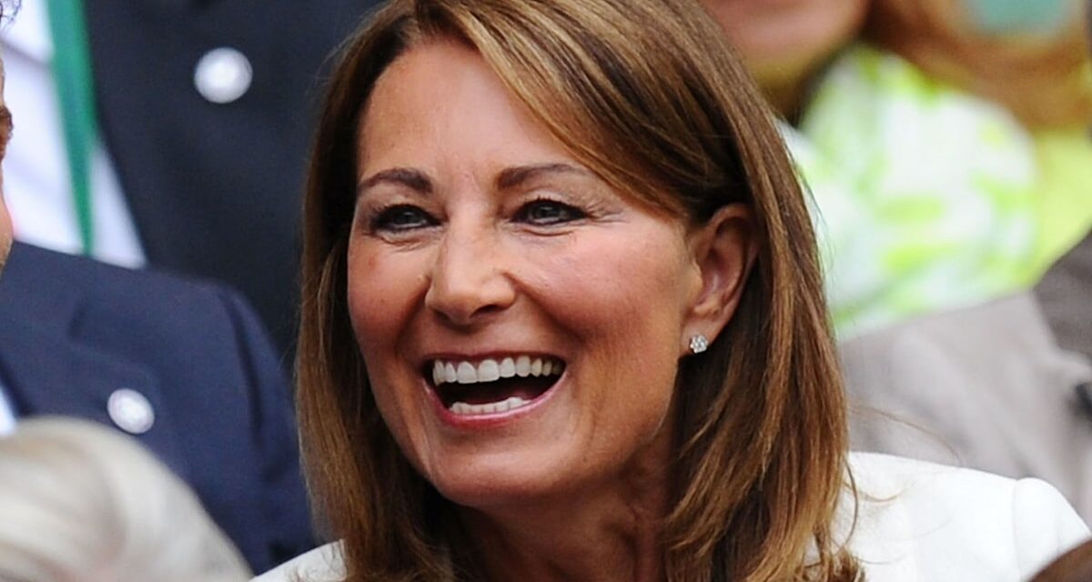 Regarder: La réaction de Carole Middleton au fait de devenir grand-mère filmée