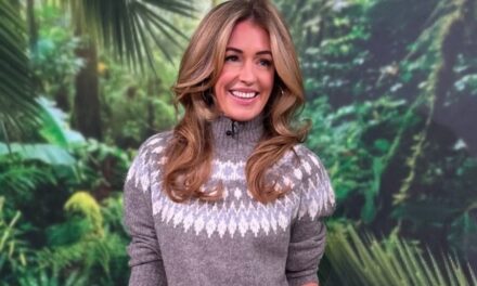 Le pull Fair Isle super chic de Cat Deeley a l&rsquo;air d&rsquo;un créateur et il est parfait pour la vague de froid