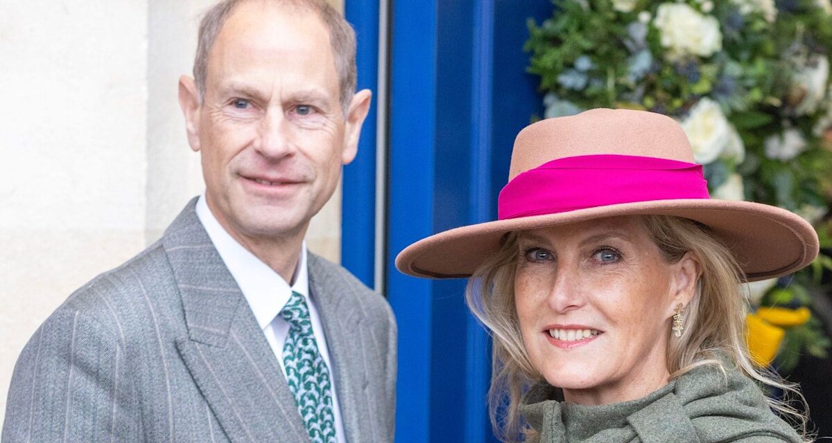 La duchesse Sophie est tout sourire aux côtés du prince Edward suite aux informations faisant état d&rsquo;un « loyer de poivre » à la maison de Bagshot Park