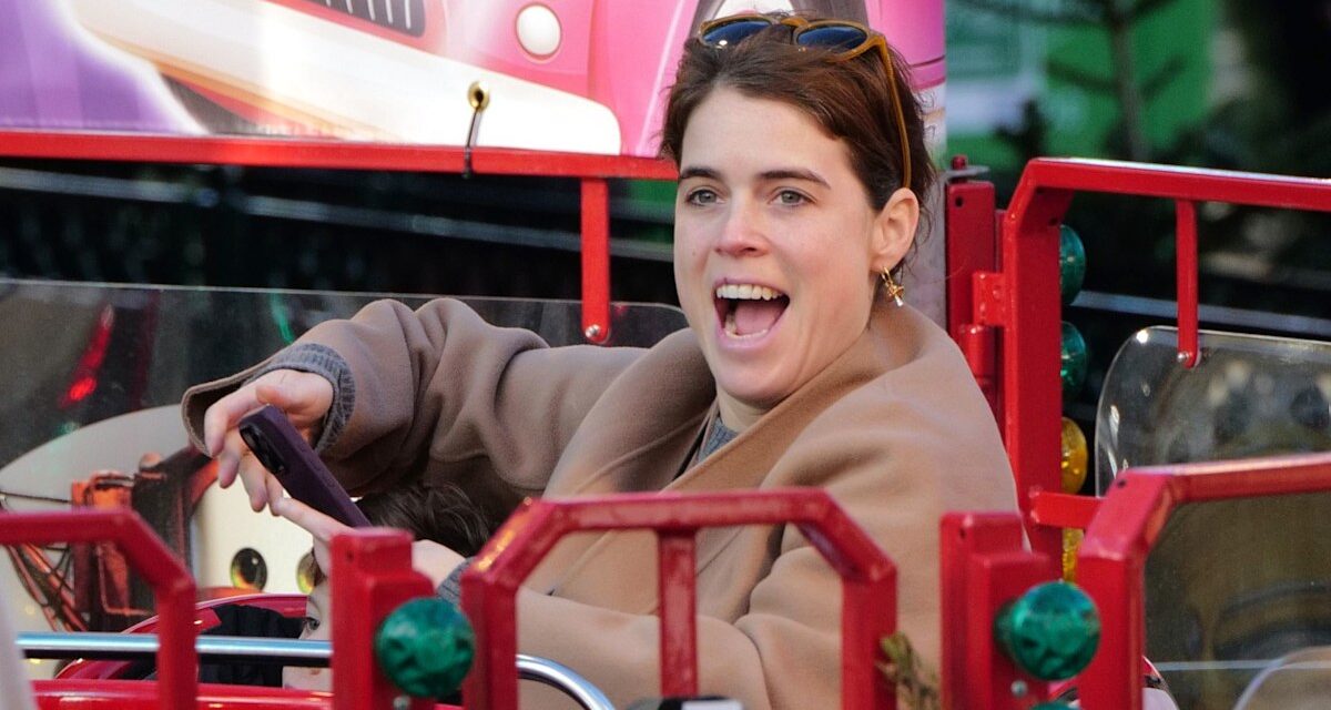 La princesse Eugénie photographiée avec ses mini-fils à Winter Wonderland alors qu&rsquo;elle élimine le drame familial