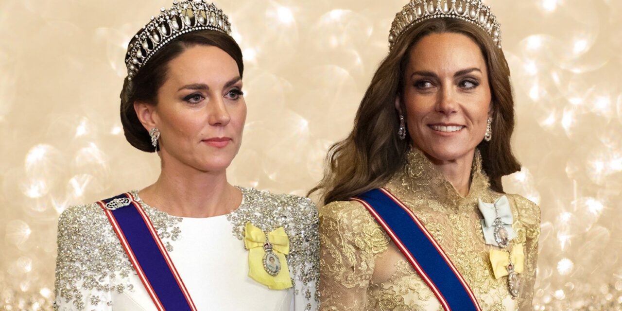 Les robes de banquet d&rsquo;État les plus « raffinées » de la princesse Kate – y compris un clin d&rsquo;œil à sa robe de mariée