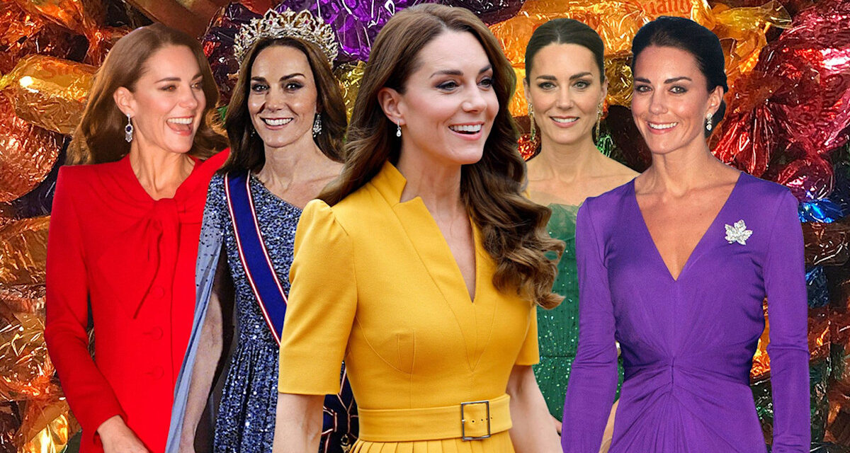 Les robes « Quality Street » de Kate Middleton dévoilent leur style de Noël