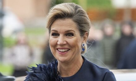 Comment porter le satin à 50 ans : le haut de la reine Maxima a un détail à plumes qui a volé la vedette
