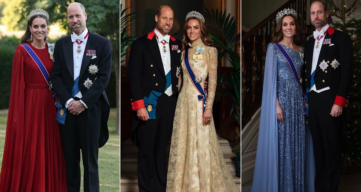 Les photos officielles 2025 du prince William et Kate Middleton revisitées