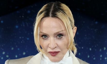 Madonna, 67 ans, porte une lingerie sensuelle et un bandeau sur les yeux pour une rare séance photo de Noël avec son petit ami Akeem Morris, 29 ans