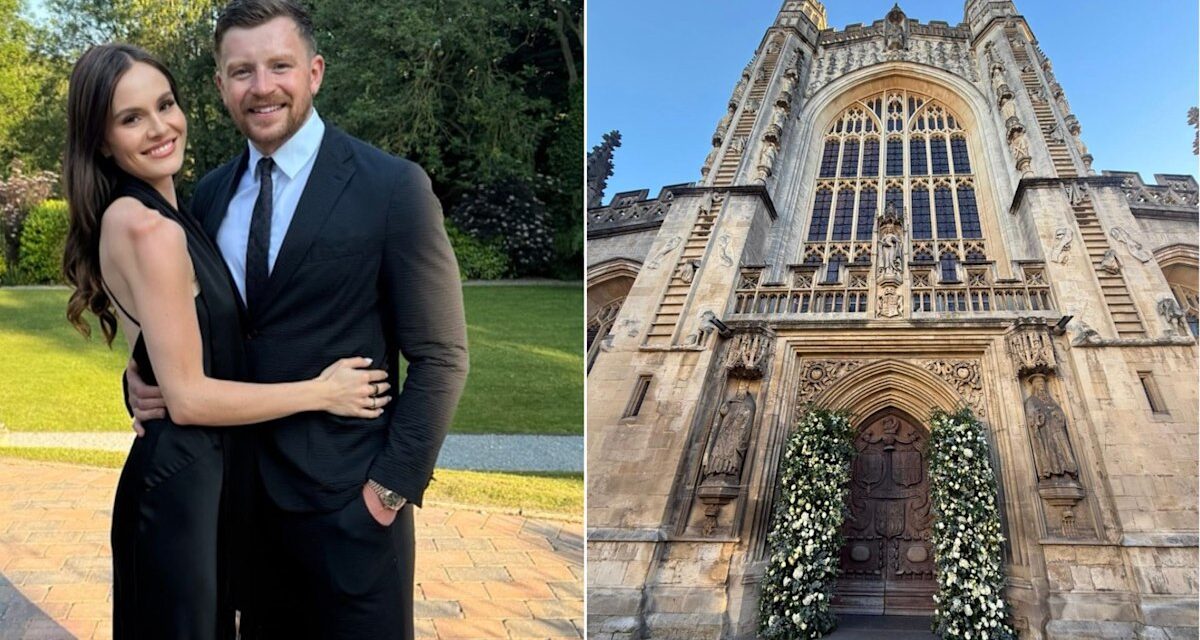 Holly Ramsay et Adam Peaty se préparent à se marier lors d&rsquo;une somptueuse cérémonie dans les Cotswolds – détails exclusifs et meilleures photos