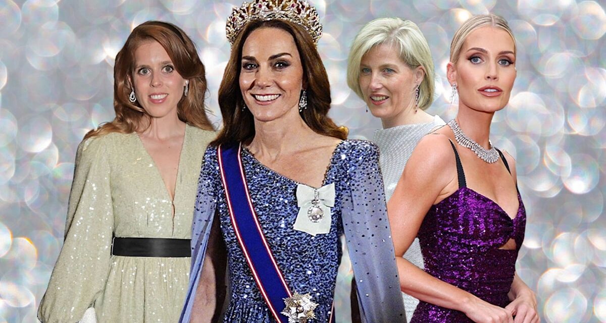 Des membres de la famille royale à couper le souffle en paillettes festives : Kate Middleton, la duchesse Sophie et d&rsquo;autres tenues étincelantes