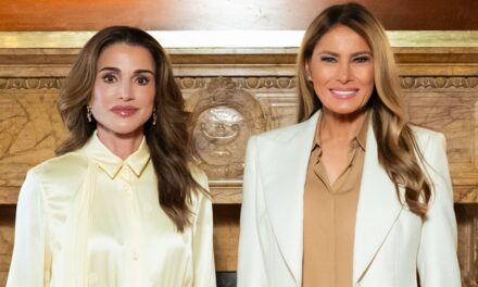 La reine Rania montre son allégeance à Melania Trump avec une apparition surprise