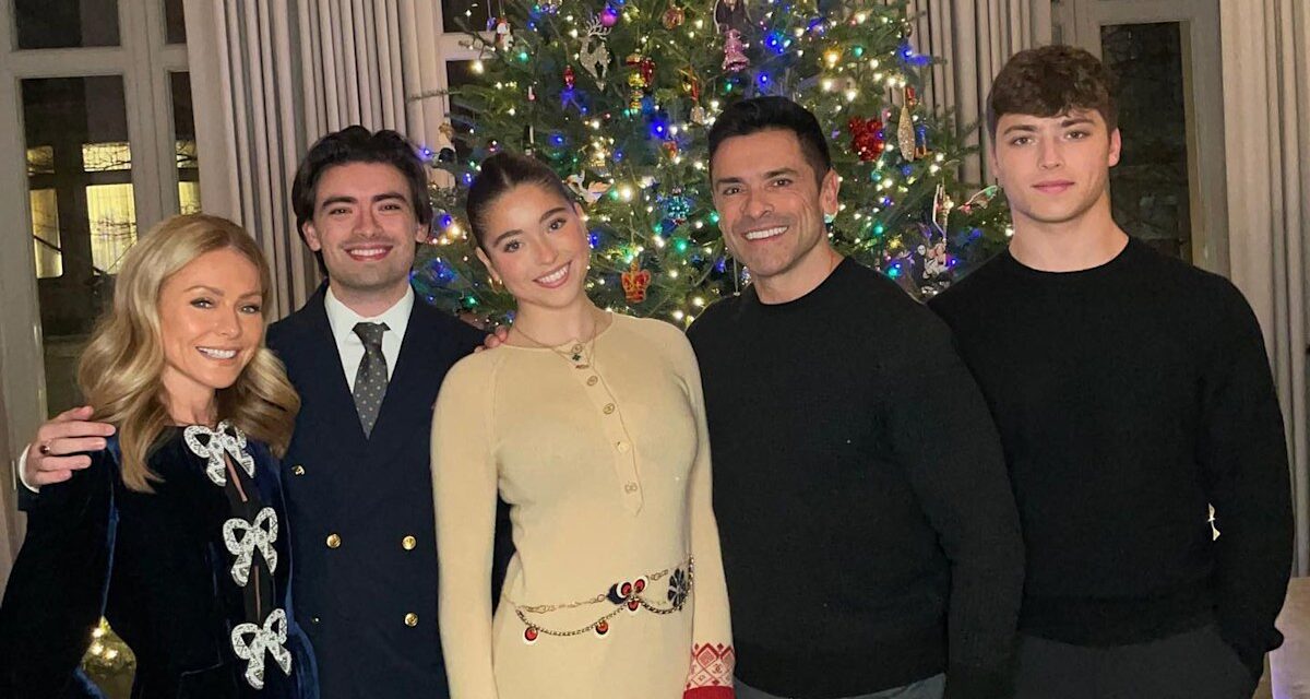 Kelly Ripa et Mark Consuelos ont « coupé » leurs 3 enfants de cette grande tradition familiale