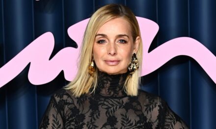 La « robe nue » en dentelle de Louise Redknapp vole la vedette aux Fashion Awards