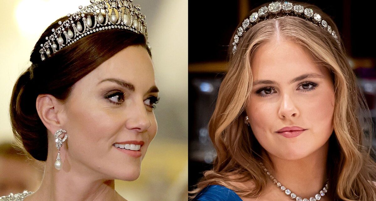 Kate Middleton et la princesse Catharina Amalia ont eu une confrontation « non détectée » avec une cape à paillettes