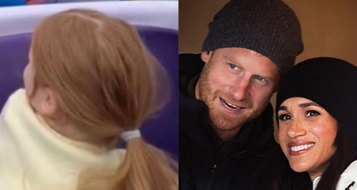 La robe de Noël et les cheveux tombants de la princesse Lilibet sont un pur style royal