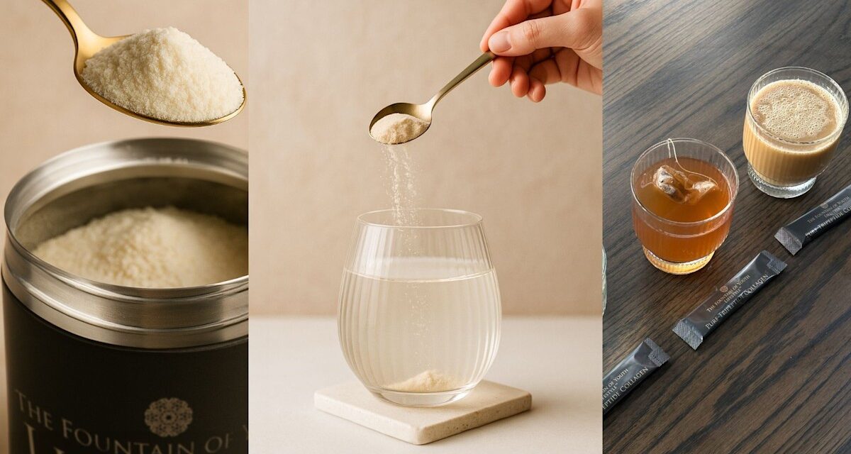 Cette poudre de collagène culte « fontaine de jouvence » à guichets fermés est enfin de nouveau en stock