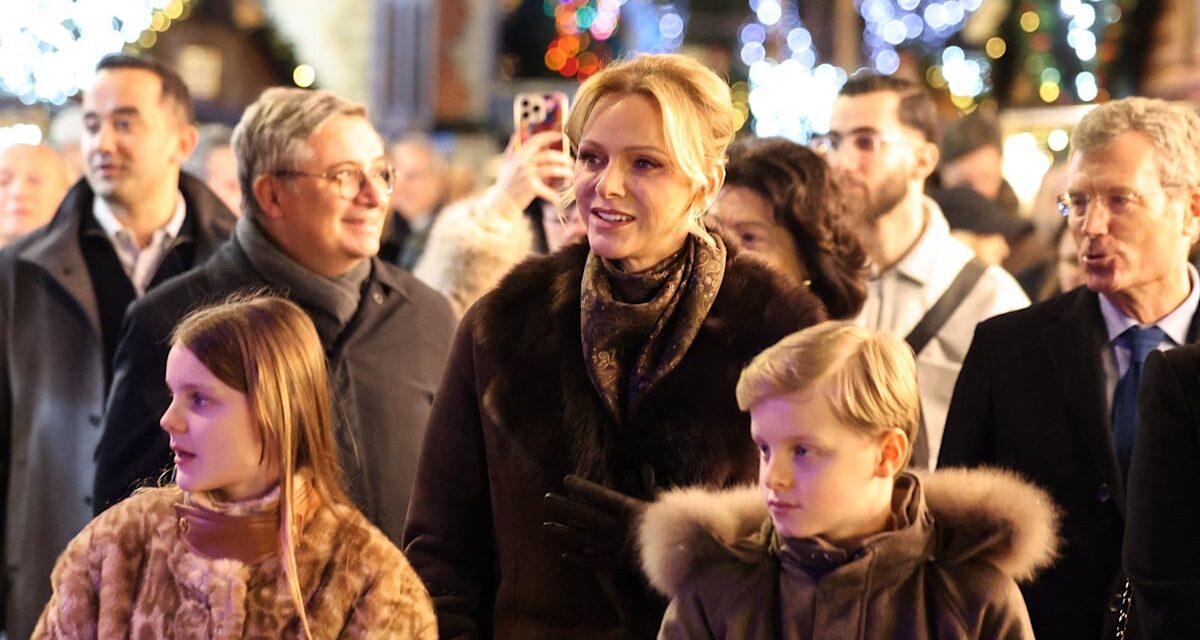 Gabriella, la fille de la princesse Charlene, montre son côté sauvage dans un manteau en fausse fourrure de 400 £