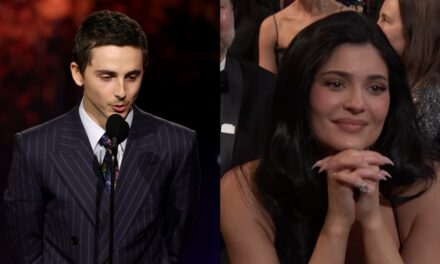 Timothée Chalamet crie « amour » à Kylie Jenner dans son discours Critics Choice – regardez