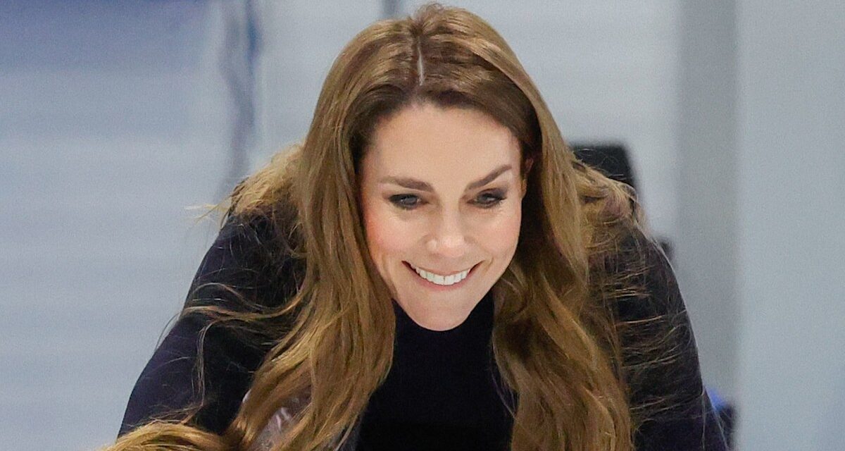 Kate Middleton demande une autre tentative de curling après une erreur – regardez
