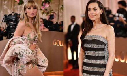 Des robes nues aux Golden Globes 2026 ! De Jennifer Lawrence à Minnie Driver
