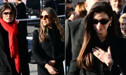 Elizabeth Hurley, Anne Hathaway et Anna Wintour sont en tête des arrivées aux funérailles de Valentino Garavani à Rome