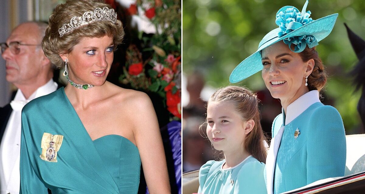 La robe « sans âge » de Kate Middleton inspirée de la princesse Diana – et Charlotte a la version nouvelle génération
