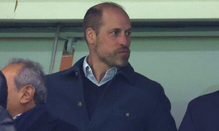 Le prince William filmé en train de grimacer pendant le match tendu d&rsquo;Aston Villa – photos