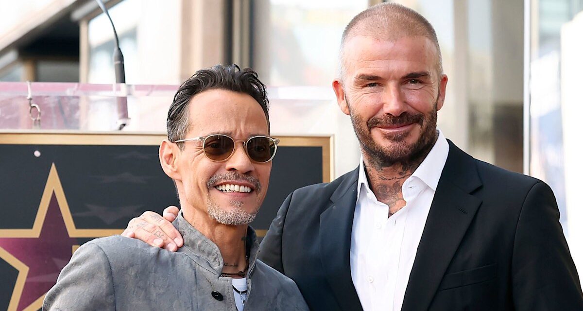 David Beckham montre son soutien à Marc Anthony au milieu de la controverse sur la danse de mariage