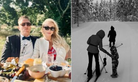 Helen George fait passer sa relation avec son nouveau petit ami Dan à un niveau supérieur lors d&rsquo;un voyage « magique » avec ses filles Wren, 6 ans, et Lark, 3 ans.