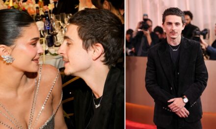 Golden Globes : Kylie Jenner et Timothée Chalamet sont les jumeaux Cartier dans des bijoux d&rsquo;une valeur de 121 000 $