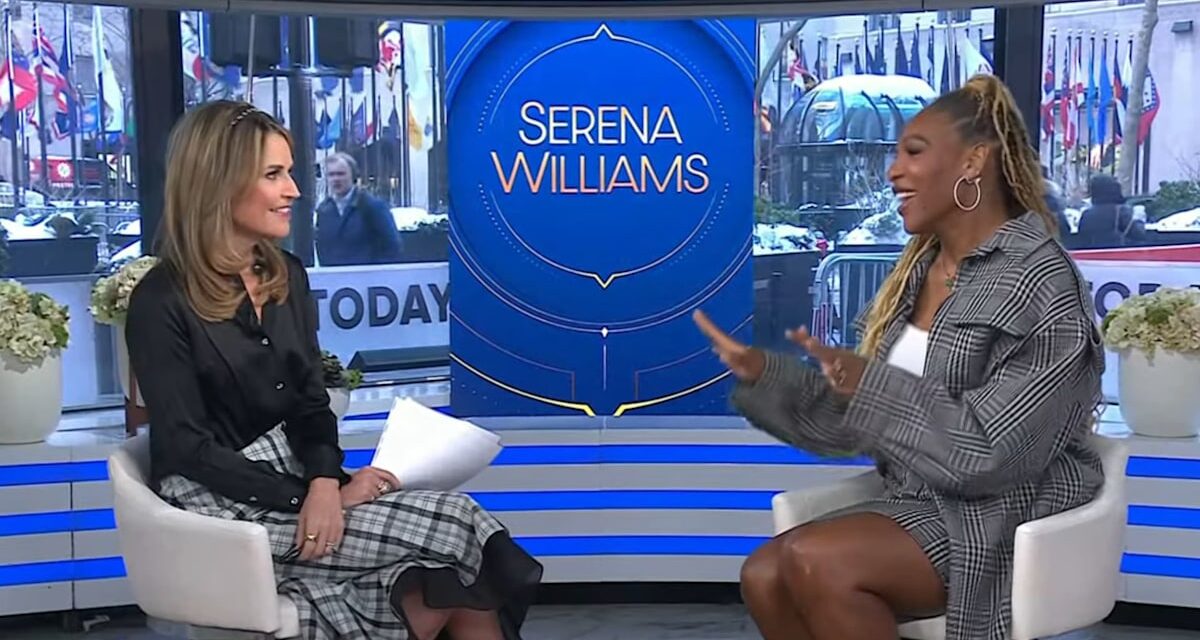 Savannah Guthrie et Serena Williams d&rsquo;AUJOURD&rsquo;HUI ont des allers-retours difficiles à propos du retour au tennis – regardez