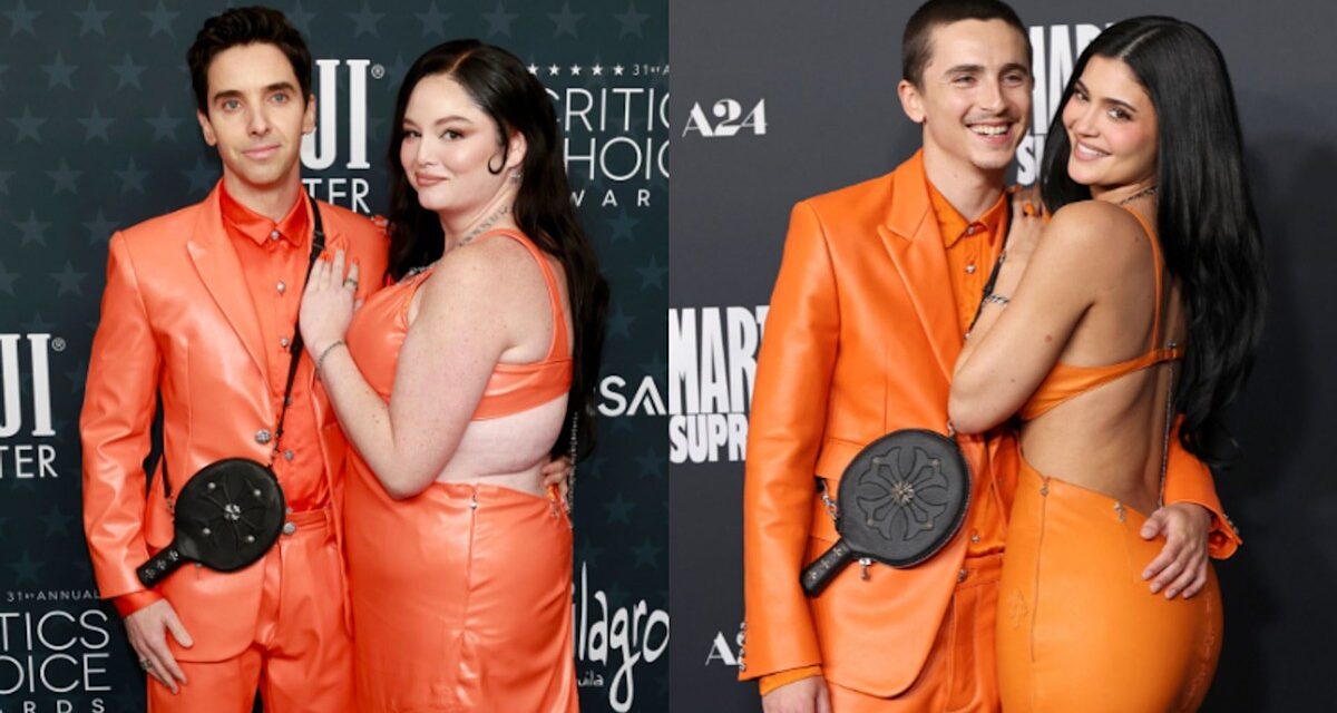 Meg Stalter et Paul W. Downs de Hacks se présentent aux Critics Choice Awards 2026 dans le rôle de Kylie Jenner et Timothée Chalamet — photos