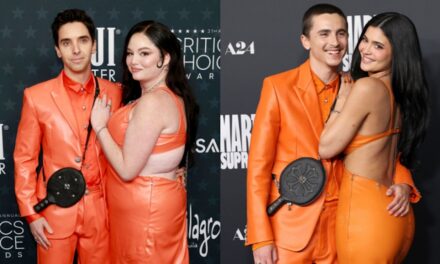 Meg Stalter et Paul W. Downs de Hacks se présentent aux Critics Choice Awards 2026 dans le rôle de Kylie Jenner et Timothée Chalamet — photos