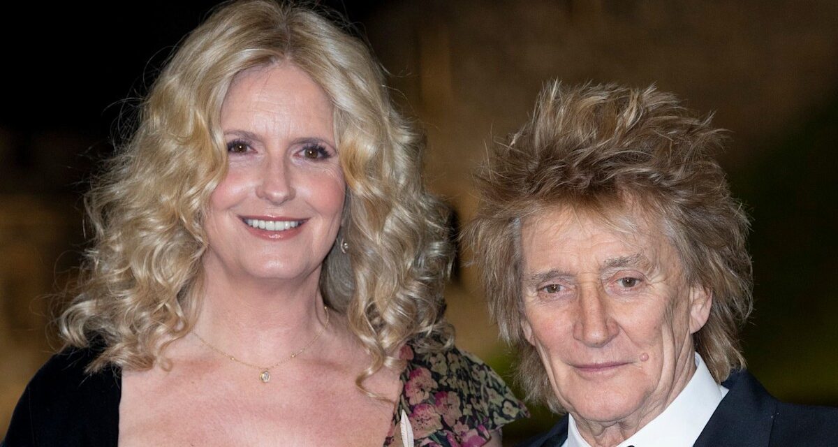Rod Stewart est amoureux de Penny Lancaster au milieu d&rsquo;une soirée de rendez-vous étoilée