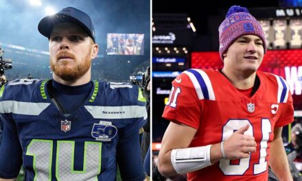 Rencontrez les quarterbacks en route pour le Super Bowl : Drake Maye des Patriots et Sam Darnold des Seahawks