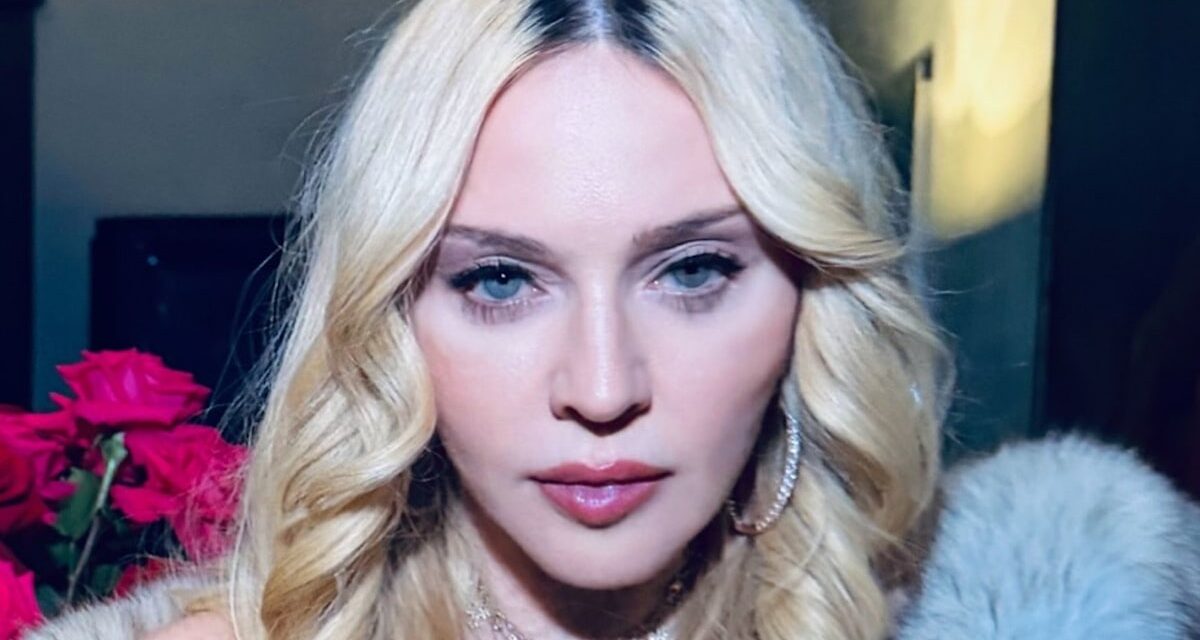 Madonna affiche son « côté sauvage » dans un corset noir et des résilles pour de superbes nouvelles photos